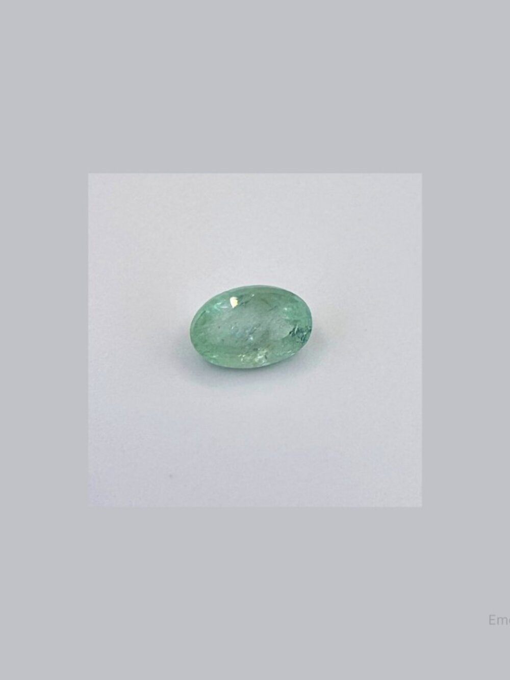 Large 8ct Green Emerald Oval Gemstone Jewelry Making Supply